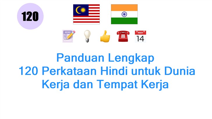 Panduan Lengkap: 120 Perkataan Hindi untuk Dunia Kerja dan Tempat Kerja